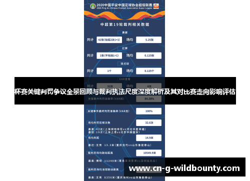 杯赛关键判罚争议全景回顾与裁判执法尺度深度解析及其对比赛走向影响评估