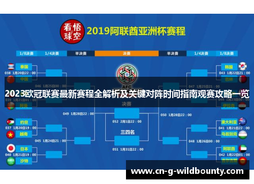 2023欧冠联赛最新赛程全解析及关键对阵时间指南观赛攻略一览
